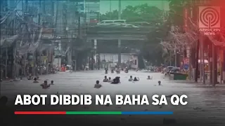 Ilang motorista, residente stranded dahil sa baha sa Quezon City | ABS-CBN News