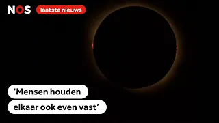 Cheers during total solar eclipse in Spain: 'I've got chills'