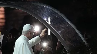 Pope Leo arrives in Lourdes for second leg of France visit after historic Paris crowds