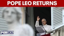 Pope Leo returns to Vatican, four days after lung cancer surgery