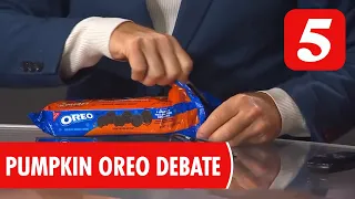 Local Morning Show Hosts Debate When to Start Pumpkin Oreo Season