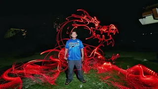 Light painter Roy Wang visits Guam