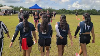 Girls flag football debuts as Academy & Career Tech make history