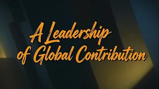 A leadership of global contribution
