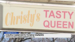 Christy's Tasty Queen in KCK handing keys to new owners