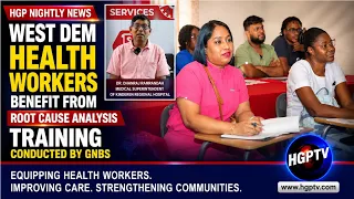 West Dem Health Workers Benefit From Root Cause Analysis Training.