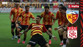 Kayserispor - Sivasspor | Match HIGHLIGHTS Week 2 | Trendyol 1. Lig - 2026/27