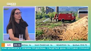 Runić: Bukti požar na području Drvara; Izgorjelo nekoliko kuća