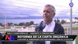 Chamatrópulos confronts Governor Weretilneck over the municipal charter