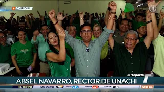 Absel Navarro es electo como nuevo rector de la Unachi