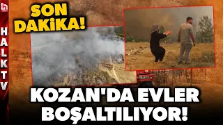 ADANA FELAKETİ YAŞADI! Orman yangını yerleşim yerlerine sıçradı, 40 ev tahliye edildi! Dehşet verici