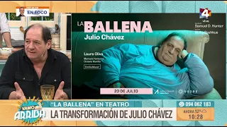 Julio Chávez arrives in Uruguay with "The Whale"