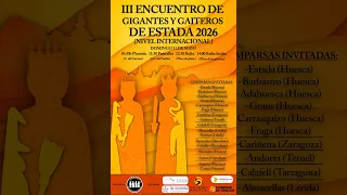 III Encuentro de Gigantes y Gaiteros de Estada, un día para compartir a nivel internacional .