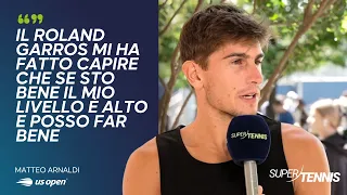 Matteo Arnaldi at the US Open: “Roland Garros made me realize that my level is there”