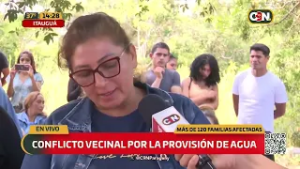 Conflicto vecinal por la provisión de agua en Itauguá