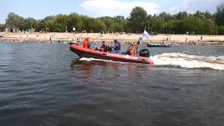 Rescuers on the move: a preventative raid on areas where swimming is prohibited