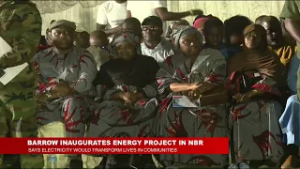 OUSMAN SAIDYKHAN ON NJONGON ELECTRICITY INAUGURATION