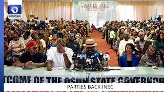 Osun: Coalition Of Political Parties Pass Vote Of Confidence On INEC