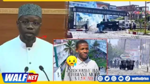 Violance universitaire: Sonko assume "J'ai moi-même donné les instructions, man ma santané"