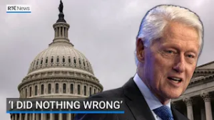 Bill Clinton tells US committee he had no idea of Epstein’s crimes | RTÉ News
