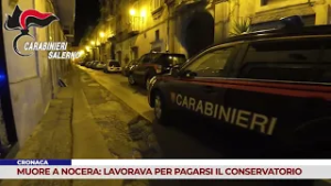 CRONACA. MUORE A NOCERA: LAVORAVA PER PAGARSI IL CONSERVATORIO