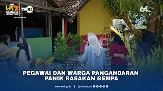 Pegawai Dan Warga Pangandaran Panik Rasakan Gempa