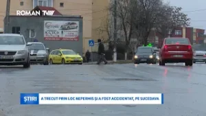 A trecut prin loc nepermis și a fost accidentat, pe Sucedava