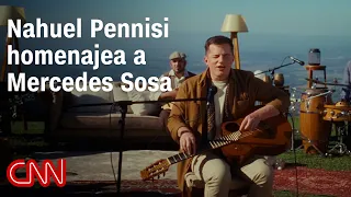 Argentine singer Nahuel Pennisi presents his tribute album to Mercedes Sosa