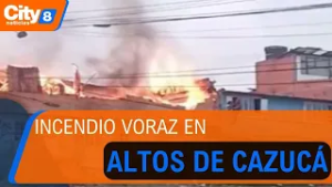 Incendio en Altos de Cazucá deja pérdidas por $40 millones y una familia damnificada | CityTv