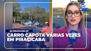 Total Alert - Driver survives rollover in Piracicaba