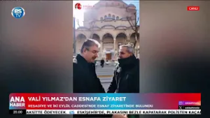 Vali Erdinç Yılmaz'dan esnaf ziyareti