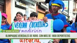 Rionegro Rural Games with over 1,800 athletes