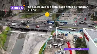 Construction of the Avenida Boyacá and 86th Street bike-pedestrian bridge progresses | Infrastruc...
