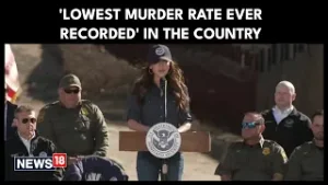 'Lowest Murder Rate Ever Recorded': Noem On Impact Of Border Security And Law Enforcement | N18G