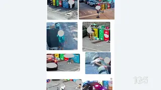 Sapri trash abandoned near dumpsters Mayor's post Aug 7