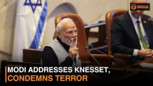 Modi Addresses Knesset, Condemns Terror & more | DD India News Hour | 10 PM IST