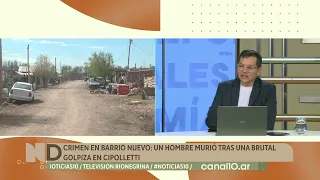 Crime in Cipolletti: man dies after being brutally beaten in Barrio Nuevo