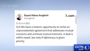 وزير الخارجية الإيراني: الجانبان يواجهان " فرصة تاريخية " للتوصل إلى اتفاق غير مسبوق