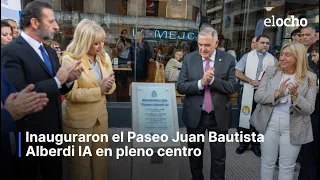 JUAN BAUTISTA ALBERDI PROMENADE INAUGURATED