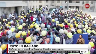 Kajiado Tour: President Ruto defends government’s affordable Housing programme