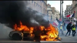 France: President Macron condemns violence during Saturday's protests