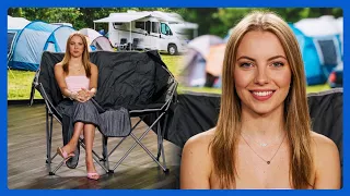 Lina presents practical camping chairs for camping, garden & leisure @PEARL-TV