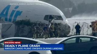 At least 5 dead after Amazon cargo plane barreled off runway at Miami airport