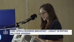 CNBC AFRICA CEO BUSINESS BREAKFAST: LEGACY IN MOTION