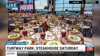 Kickin' it at Turfway Park