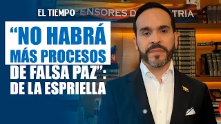 Highlights from President-elect Abelardo De la Espriella's broadcast