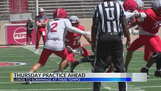 Lobos see promising signs from rushing attack, defense during Saturday scrimmage