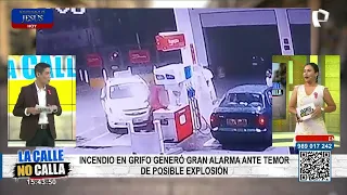 Arequipa: Fire at gas station sparks major alarm over fear of possible explosion