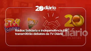 Rádios Solidária and Independência FM to broadcast TV Diário debates
