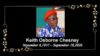 Death Announcement - Keith Osborne Chesney